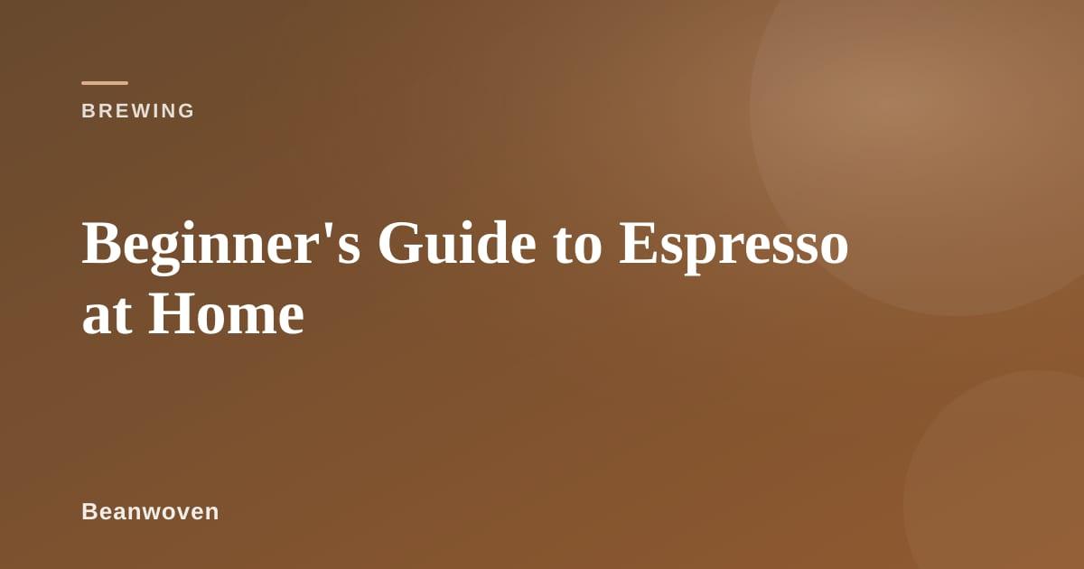 A double shot of espresso being pulled from a home espresso machine into a white ceramic cup