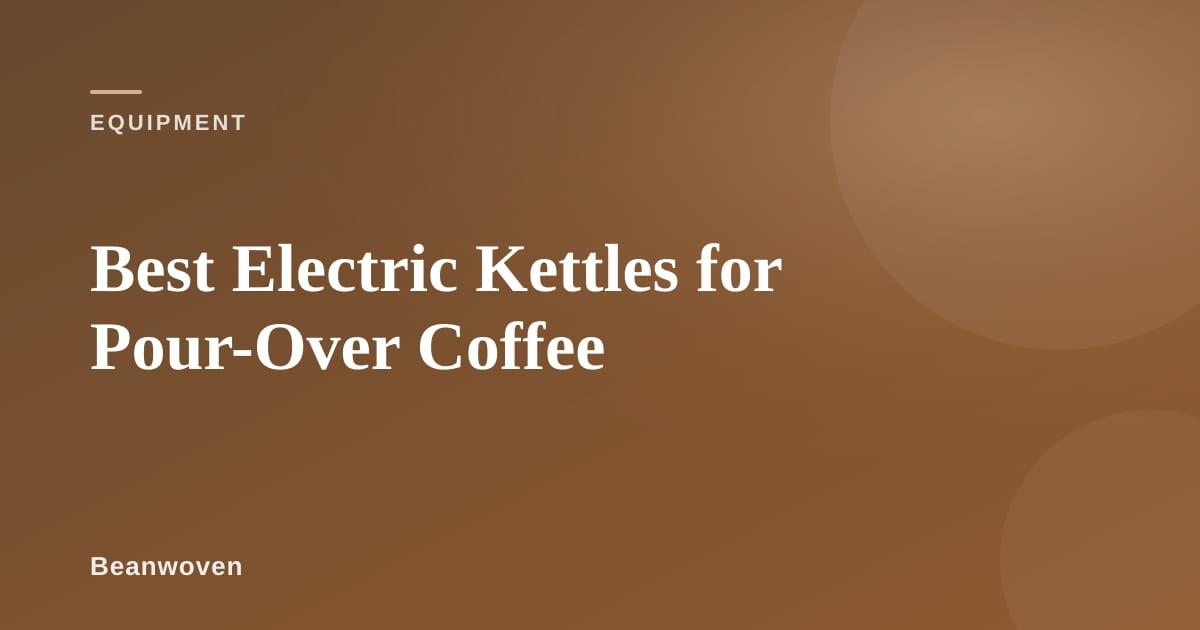 Gooseneck kettle pouring water over a pour-over dripper