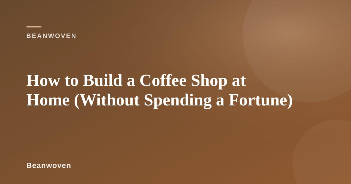 Home coffee station with espresso machine, grinder, and organized accessories