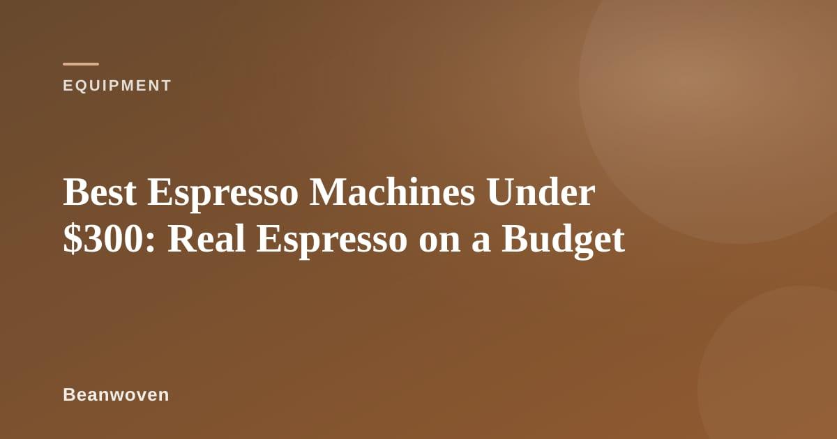 Budget espresso machine pulling a shot with crema into a ceramic cup